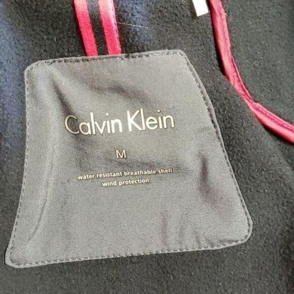 Calvin Klein Water Resistant & Wind Protectant Zippered Pockets Sz M Jacket - Picture 10 of 13